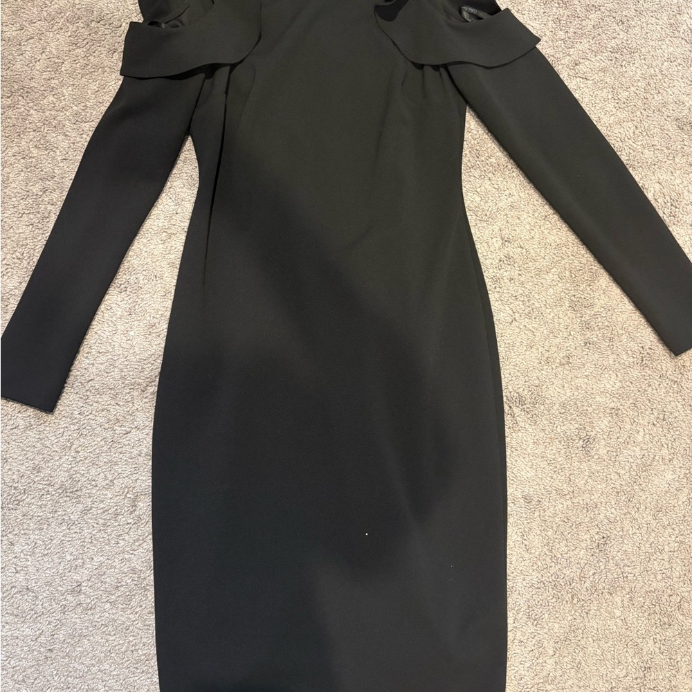 Calvin Klein Black Long Sleeve Dress